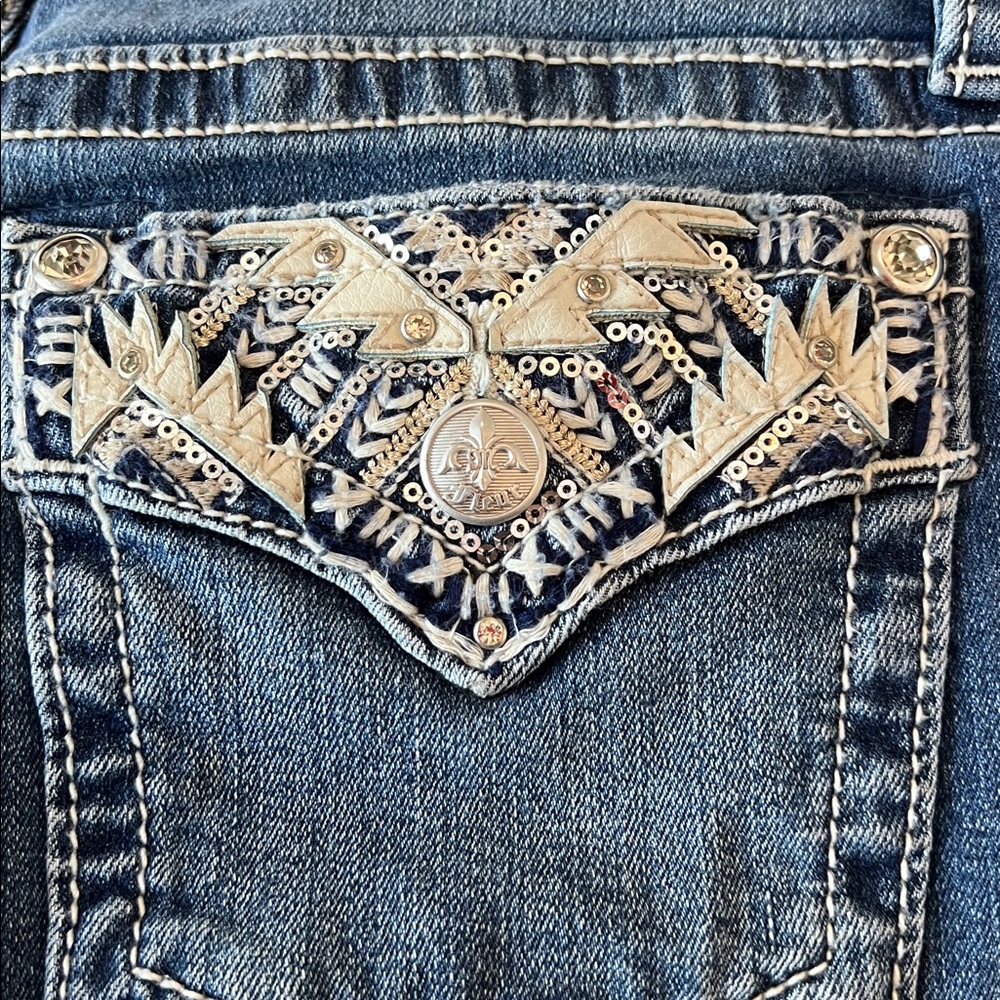 NWT Miss Me Jeans - Size 28/9 Slim Wide Leg - Picture 7 of 7